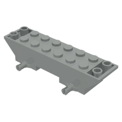 Vehicle, Base 2 x 8 x 1 1/3 - Light Gray
