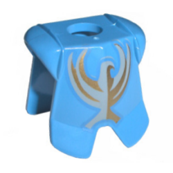 Minifigure Armor Breastplate with Leg Protection with Jayko Gold Hawk Pattern Minifigure Armor Breastplate with Leg Protection with Jayko Gold Hawk Pattern