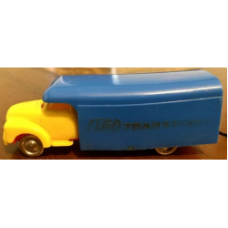 HO Scale, Bedford Moving Van (Indicators on front - LEGO Transport in gold) HO Scale, Bedford Moving Van (Indicators on front - LEGO Transport in gold)