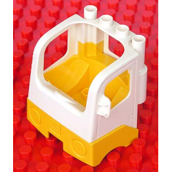 Duplo Cabin Truck Semi-Tractor Cab with Yellow Base