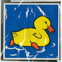 Duplo, Tile 2 x 2 x 1 with Duck Mosaic Picture 07 Pattern