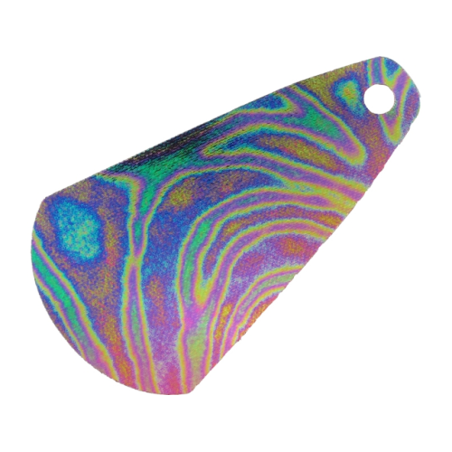 Деталь LEGO 78539 Mini Doll, Cape Cloth, Friends, Tapered with Small Top Hole with Iridescent Pattern