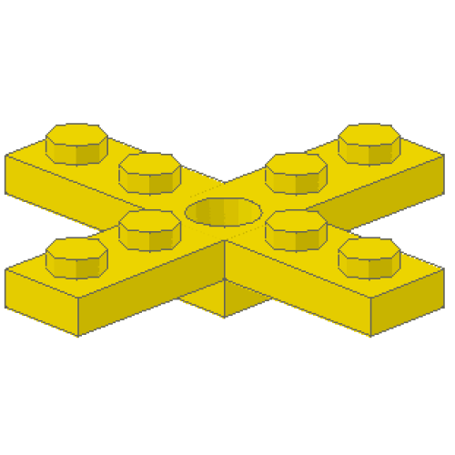 Деталь LEGO 3461 Propeller 4 Blade 5 Diameter 5 x 5 with Center Hole for Rotor Holder