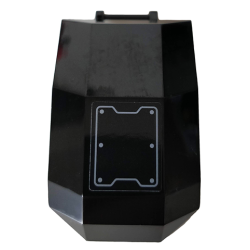 Windscreen 4 x 4 x 4 2/3 with Bar Handle with Hull Plate and 6 Rivets Pattern (Sticker) - Set 76159 Windscreen 4 x 4 x 4 2/3 with Bar Handle with Hull Plate and 6 Rivets Pattern (Sticker) - Set 76159