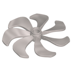 Propeller 7 Blade 6 Diameter - Pearl Light Gray Propeller 7 Blade 6 Diameter - Pearl Light Gray