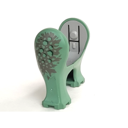 Dinosaur Legs Short with Light Gray Middle Section with Dark Gray Pattern Dinosaur Legs Short with Light Gray Middle Section with Dark Gray Pattern