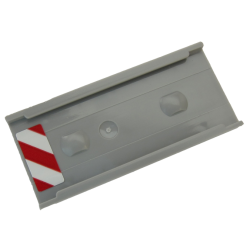 Ladder Holder for Ladder 14 x 2.5 with Red and White Danger Stripes Pattern Model Left Side (Sticker) - Set 60203 Ladder Holder for Ladder 14 x 2.5 with Red and White Danger Stripes Pattern Model Left Side (Sticker) - Set 60203