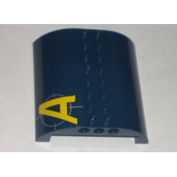 Slope, Curved 8 x 8 x 2 Double with Agents Logo Pattern Right (Sticker) - Set 8971 Slope, Curved 8 x 8 x 2 Double with Agents Logo Pattern Right (Sticker) - Set 8971