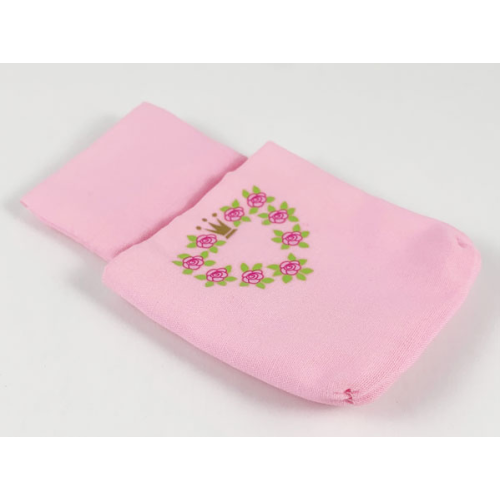 Деталь LEGO 23261 Belville Cloth Pouch, Child with Heart Wreath, Roses and Crown Pattern - Pink