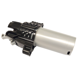 Projectile Launcher, Bionicle Weapon Midak (Zamor) Skyblaster with Black Housing - Pearl Light Gray