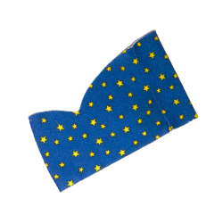 Duplo, Cloth Curtain with Yellow Stars Pattern Right Duplo, Cloth Curtain with Yellow Stars Pattern Right