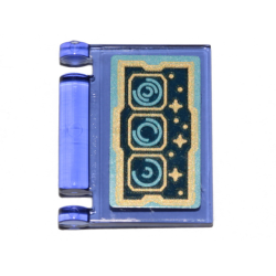 Minifigure, Utensil Book Cover with Control Panel Pattern (Sticker) - Set 70838 Minifigure, Utensil Book Cover with Control Panel Pattern (Sticker) - Set 70838