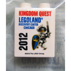 Duplo, Brick 1 x 2 x 2 with Kingdom Quest LEGOLAND Discovery Center Chicago 2012 Pattern Duplo, Brick 1 x 2 x 2 with Kingdom Quest LEGOLAND Discovery Center Chicago 2012 Pattern