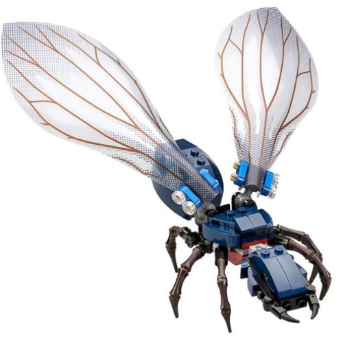 Деталь LEGO ant01 Ant, Ant-Man, Original Version (Ant-thony) - Brick Built