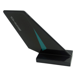 Tail Shuttle with Dark Turquoise Triangle and 'AMG' Logo Pattern on Both Sides (Stickers) - Set 76909