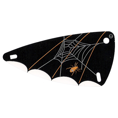 Деталь LEGO x66px4 Plastic Triangle 6 x 12 Wing with Spider Web Pattern