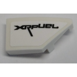 Wedge 2 x 1 x 2/3 Right with 'XRFUEL' Pattern (Sticker) - Set 42095
