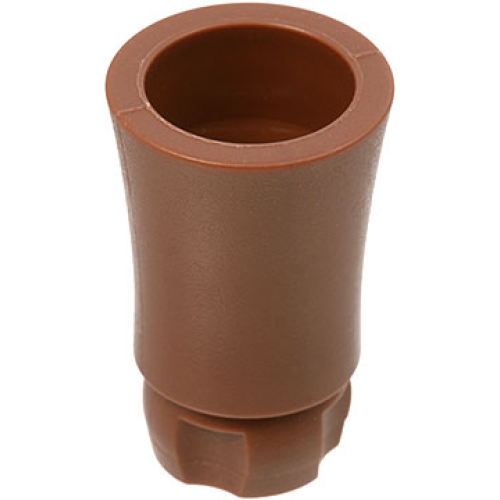 Деталь LEGO 2536a Plant, Tree Palm Trunk - Long Indented Connector