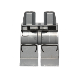 Hips and Legs with SW Stormtrooper Ep. 7 Black, Dark Bluish Gray and Silver Lines Armor Pattern (Captain Phasma) Hips and Legs with SW Stormtrooper Ep. 7 Black, Dark Bluish Gray and Silver Lines Armor Pattern (Captain Phasma)