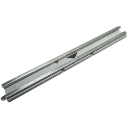 Train, Track 12V Conducting Rail Straight for 12v Signal with Rail Interruption in the Middle, Black Arrow Pattern