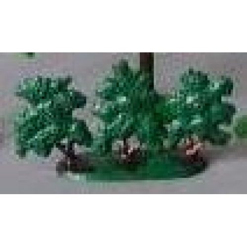 Деталь LEGO FTBush1 Plant, Tree Flat Bush Painted with Solid Base (1950s Version)