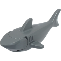 Shark with Rounded Nose and Debossed Gills