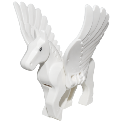 Pegasus, Movable Legs with Black Eyes and White Pupils Pattern