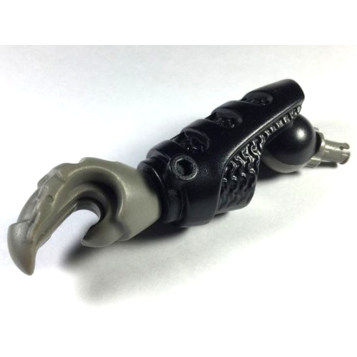 Деталь LEGO 44115 Galidor Limb Arm Tager, Bottom Section with Dark Gray Rotatable Hand and Rotation Joint Pin