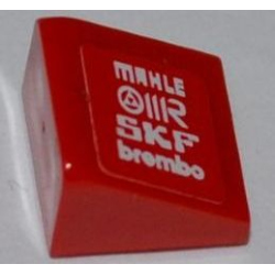 Slope 30 1 x 1 x 2/3 with 'MAHLE', 'OMR', 'SKF' and 'brembo' Pattern Model Left Side (Sticker) - Set 8123