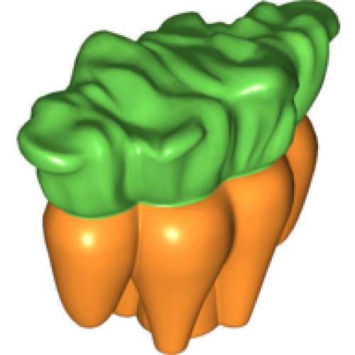 Деталь LEGO 23230 Duplo Carrots (Undetermined Type) - Orange