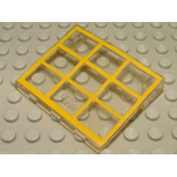 Garage Door Glass without Counterweights - Yellow Frame Pattern without Hinge Pins Garage Door Glass without Counterweights - Yellow Frame Pattern without Hinge Pins