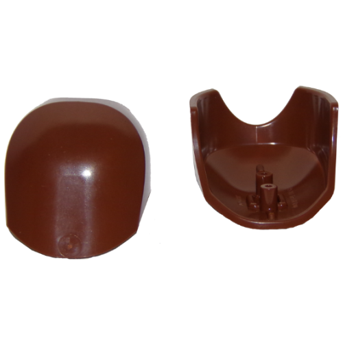 Деталь LEGO 35894 Large Figure Armor, Round, Smooth, Oval Cutout