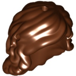 Mini Doll, Hair Friends Long Wavy, Hole on Top and Right Mini Doll, Hair Friends Long Wavy, Hole on Top and Right