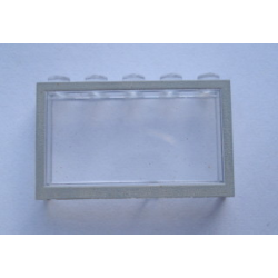 Modulex, Window 1 x 5 x 3 with Gray Border Pattern