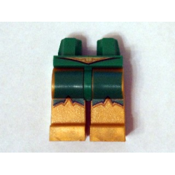 Hips and Pearl Gold Legs with Green Markings and Gold Belt Pattern (Hawkman) Hips and Pearl Gold Legs with Green Markings and Gold Belt Pattern (Hawkman)