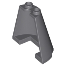 Cone Half 4 x 2 x 3 - Dark Bluish Gray