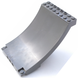 Sports Arena Section / Skateboard Ramp - Dark Gray