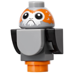 Porg, Star Wars with Black Wings and Tail - Brick Built (Undetermined Type)