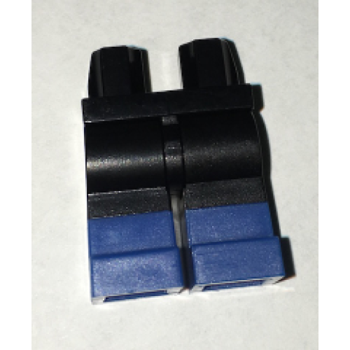 Деталь LEGO 970c00pb0550 Hips and Legs with Molded Blue Lower Legs / Boots Pattern