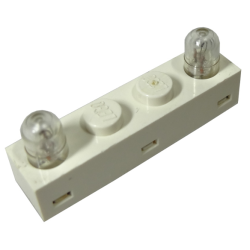 Electric, Light Brick 1 x 4 with 2 Lamps on Top