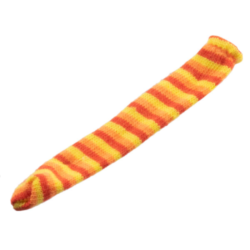 Деталь LEGO 22195 Scala, Clothes Sock Knit Female Long with Red, Orange, and Yellow Stripes Pattern