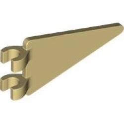 Flag 3 1/2 x 2 Triangle - Tan
