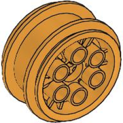 Wheel 20 x 30 Balloon Medium - Medium Orange