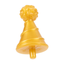 Minifigure, Hat with Small Pin, Party Hat - Medium Azure
