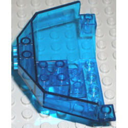 Cockpit 5 x 8 x 3 (Windscreen Bottom) - Trans-Dark Blue Cockpit 5 x 8 x 3 (Windscreen Bottom) - Trans-Dark Blue