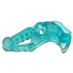 Bionicle Head Connector Block Eye/Brain Stalk (Toa Okoto) - Trans-Light Blue Bionicle Head Connector Block Eye/Brain Stalk (Toa Okoto) - Trans-Light Blue