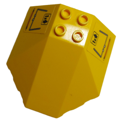 Windscreen 6 x 6 x 2 Canopy with Number 1, Figure, Zipper and Orange Handle Pattern on Both Sides (Stickers) - Set 60164 Windscreen 6 x 6 x 2 Canopy with Number 1, Figure, Zipper and Orange Handle Pattern on Both Sides (Stickers) - Set 60164