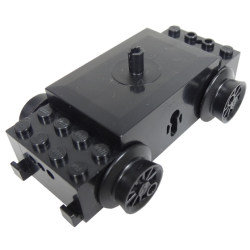 Electric, Train Motor 12V with Wheels Type II with 3 Round Contact Holes
