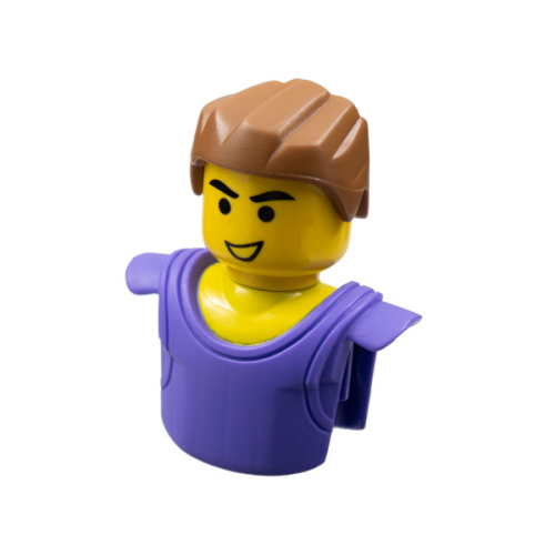 Деталь LEGO 48872c01pb01 Sports Promo Figure Torso and Head Assembly McDonald's Set 3 (7917)