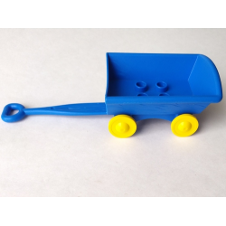 Duplo Hand Wagon with Yellow Wheels Duplo Hand Wagon with Yellow Wheels